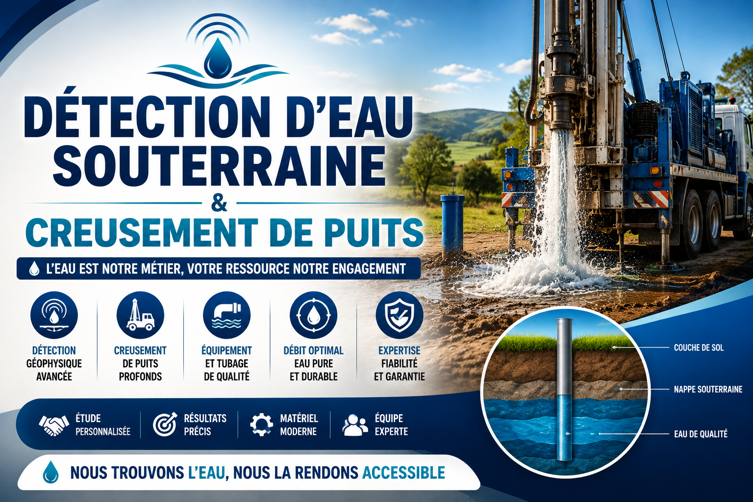 detection d'eau souterraine COVEMAG